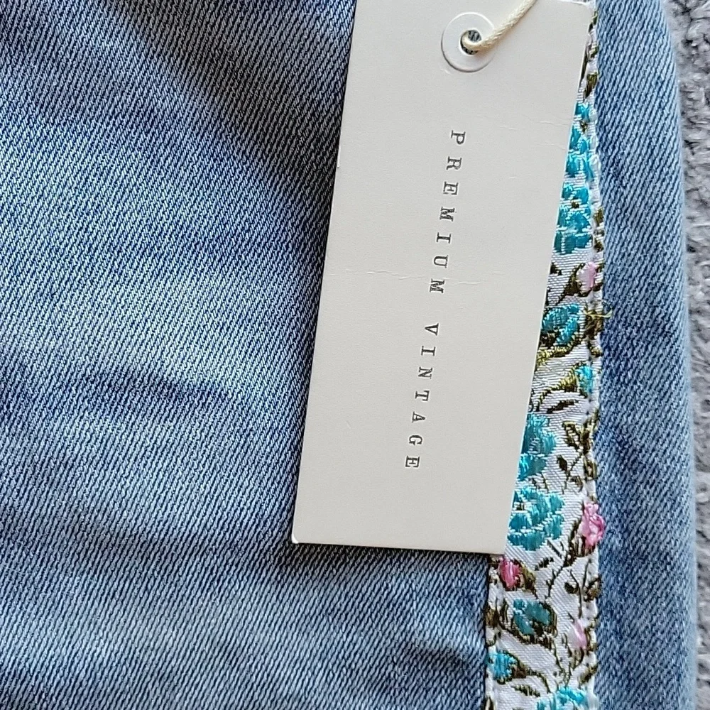 Citizens of Humanity Demy Flare Floral Stripe New 30